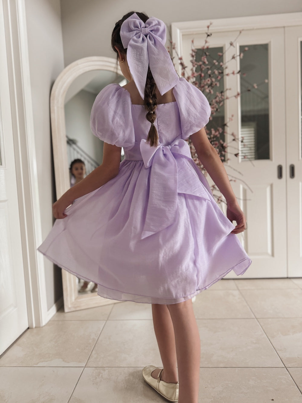 Lucy Mädchen Lila Midikleid