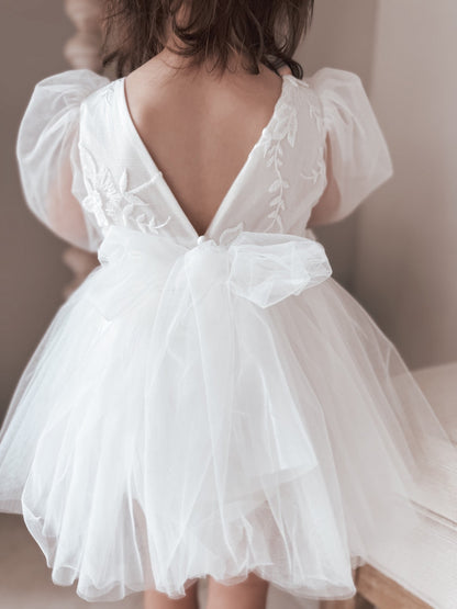 Alyssa Langarm-Babykleid für Mädchen