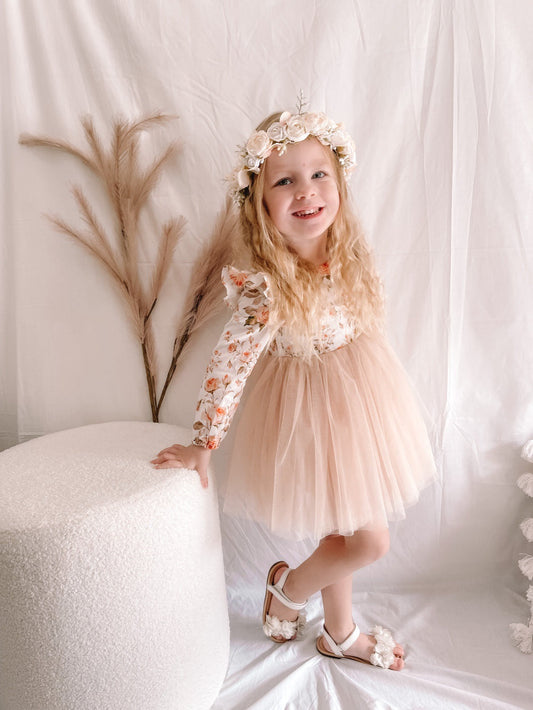 Millie Rose Girls Long Sleeve Dress